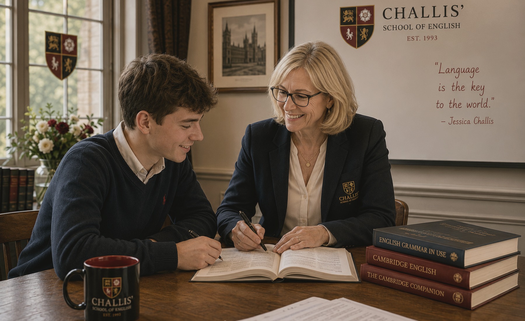 Jessica Challis en tutoría